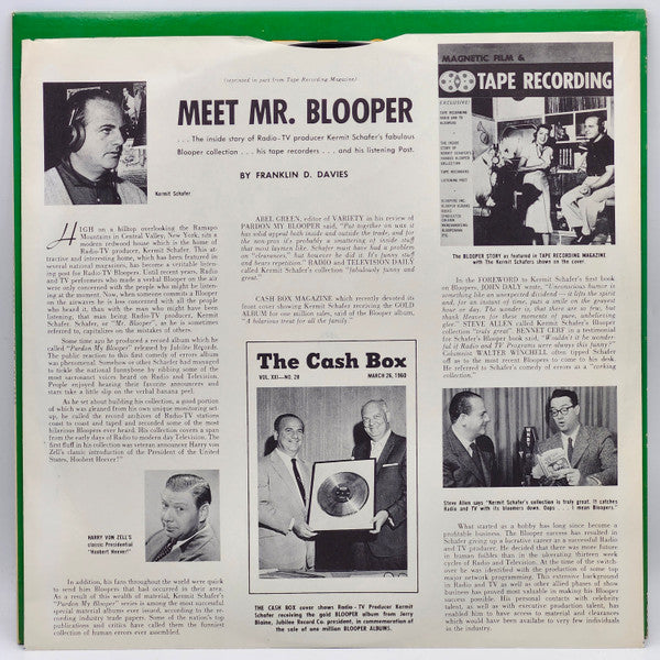 Kermit Schafer : Prize Bloopers (LP)