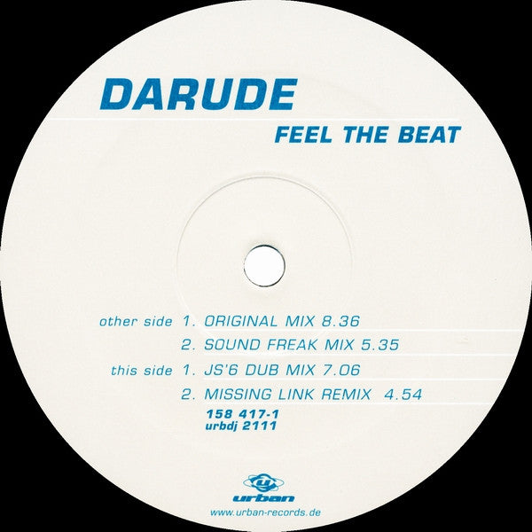 Darude : Feel The Beat (12")