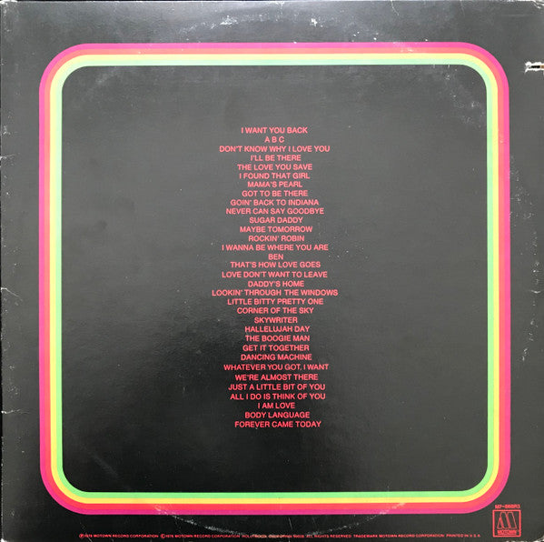 The Jackson 5 : Anthology (3xLP, Comp)
