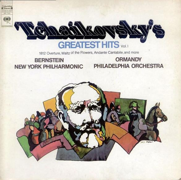 Pyotr Ilyich Tchaikovsky, Leonard Bernstein - New York Philharmonic, Eugene Ormandy - The Philadelphia Orchestra : Tchaikovsky's Greatest's Hits (Vol. 1) (LP, Comp)