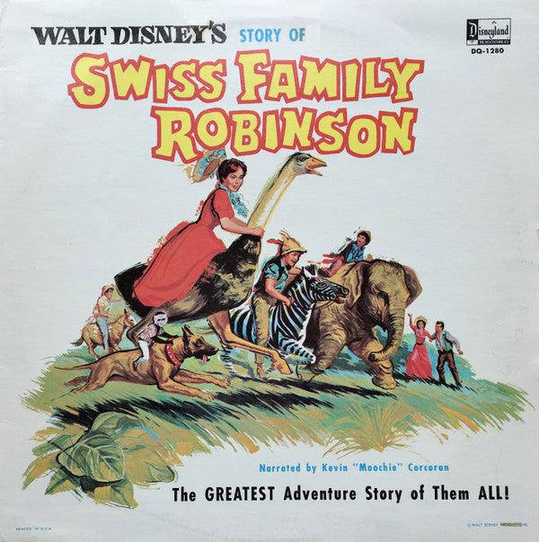 Kevin "Moochie" Corcoran : Walt Disney's Story Of Swiss Family Robinson (LP, Rea)