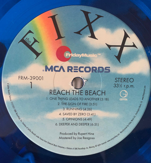 The Fixx : Reach The Beach (LP, Album, Ltd, RE, RM, Blu)