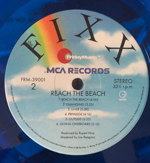 The Fixx : Reach The Beach (LP, Album, Ltd, RE, RM, Blu)