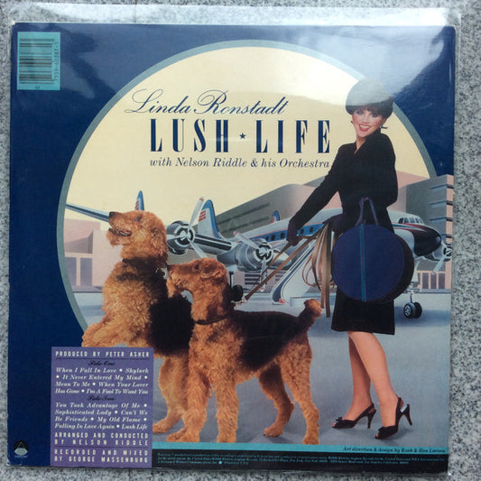 Linda Ronstadt With Nelson Riddle And His Orchestra : Lush Life (LP, Album, Club, Col)