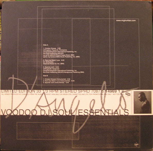 D'Angelo : Voodoo DJ Soul Essentials (12", Ltd, Promo)