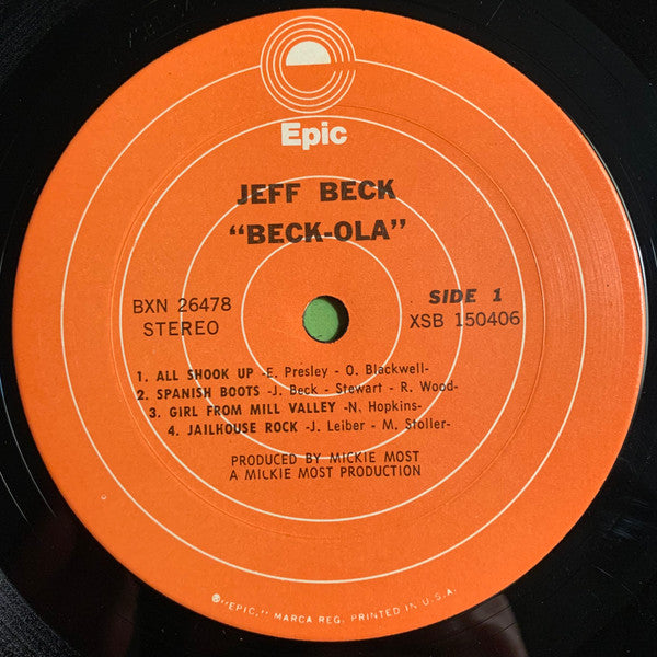 Jeff Beck : Beck-Ola (LP, Album, RE, Ter)