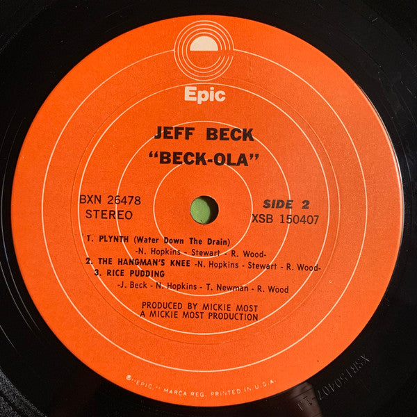 Jeff Beck : Beck-Ola (LP, Album, RE, Ter)