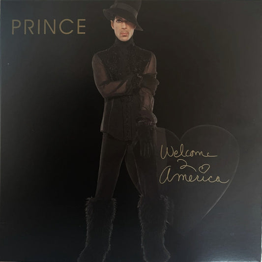 Prince : Welcome 2 America (7", Single, Ltd, Num, Gol)