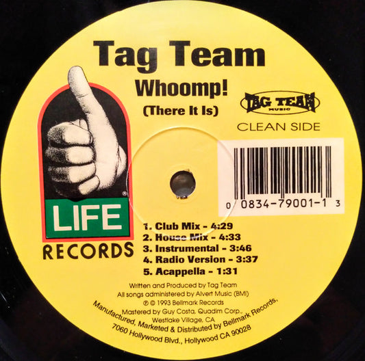 Tag Team : Whoomp! (There It Is) (12", Maxi)