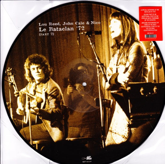 Lou Reed, John Cale & Nico (3) : Le Bataclan '72 (Part 2) (LP, Pic, RE)