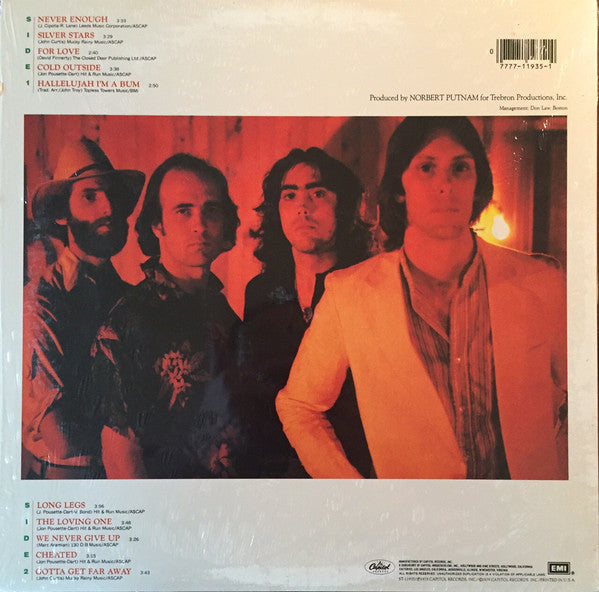 Pousette-Dart Band : Never Enough (LP, Album, LA )