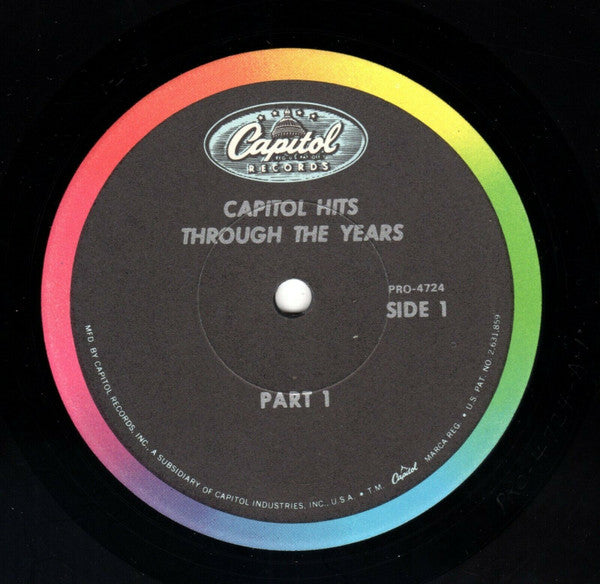 Various : Capitol Hits Through The Years (LP, Comp)