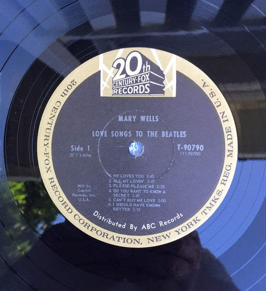 Mary Wells : Love Songs To The Beatles (LP, Album, Mono, Club)