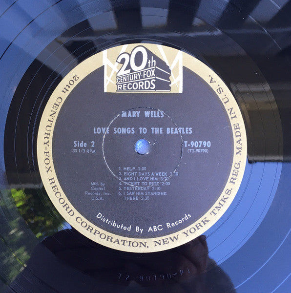 Mary Wells : Love Songs To The Beatles (LP, Album, Mono, Club)