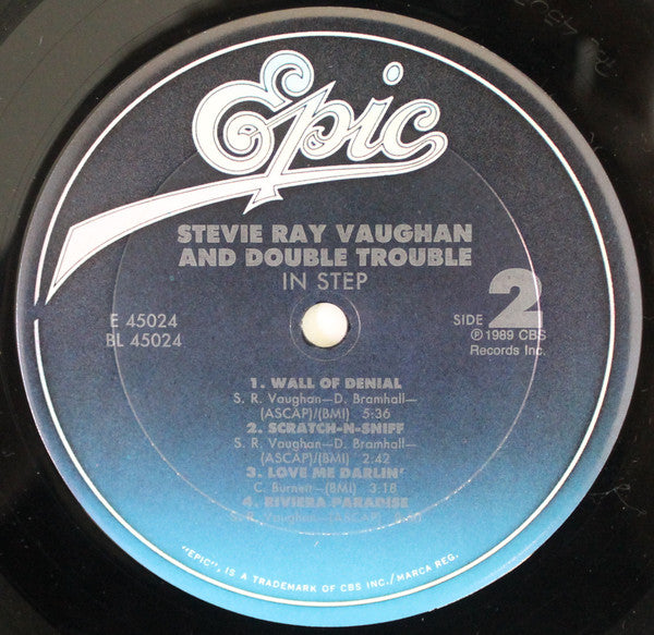 Stevie Ray Vaughan & Double Trouble : In Step (LP, Album, Car)