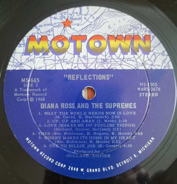Diana Ross And The Supremes* : Reflections (LP, Album, Ind)
