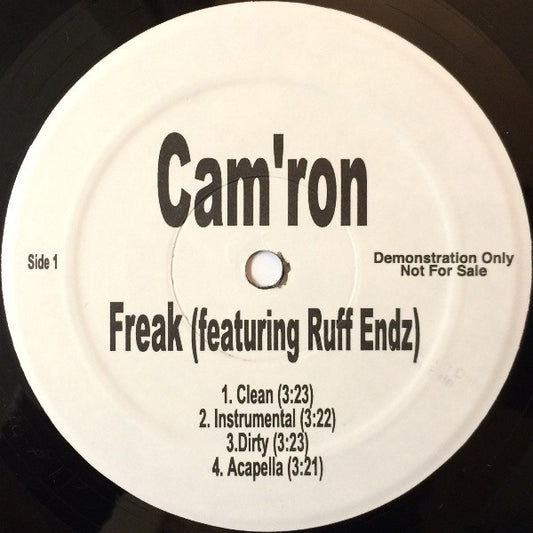 Cam'ron Featuring Ruff Endz : Freak / All The Chickens (12", Promo)