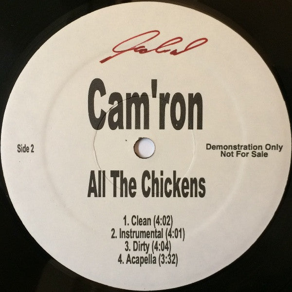 Cam'ron Featuring Ruff Endz : Freak / All The Chickens (12", Promo)