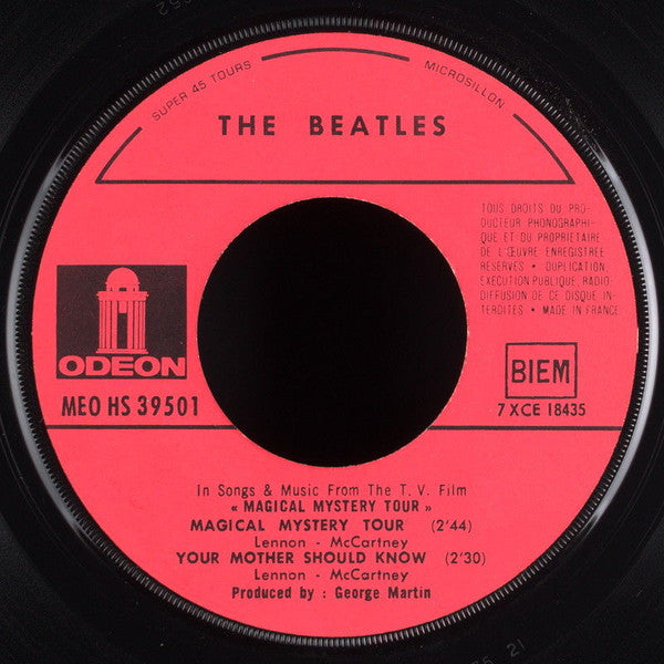 The Beatles : Magical  Mystery Tour (2x7", EP, Mono, Ste)