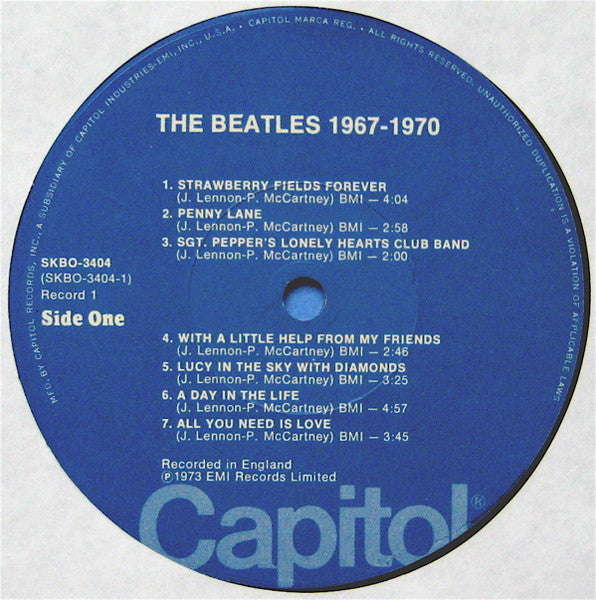 The Beatles : 1967-1970 (2xLP, Comp, RE, Los)