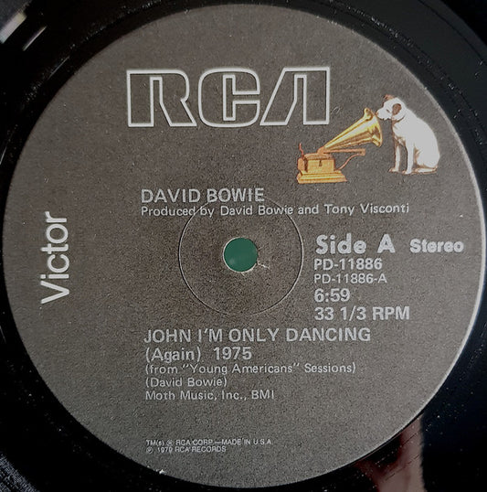 David Bowie : John I'm Only Dancing (Again) 1975 / Golden Years (12", Single)