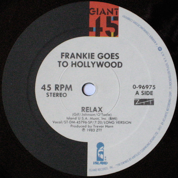 Frankie Goes To Hollywood : Relax (12", Spe)