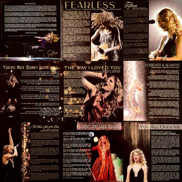 Taylor Swift : Fearless (Taylor's Version) (3xLP, Album, Gol)