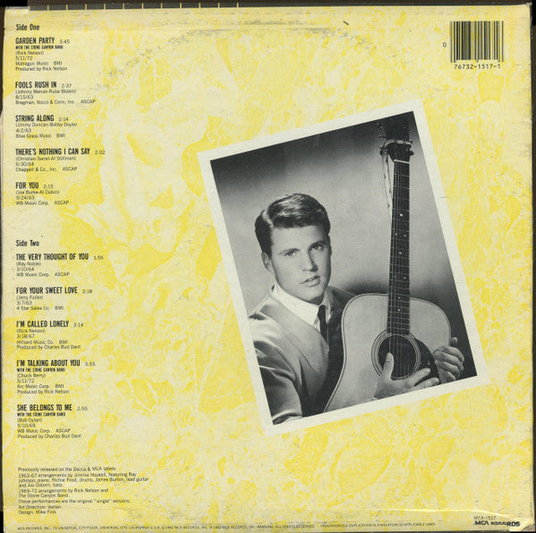 Ricky Nelson (2) : The Decca Years (LP, Comp)