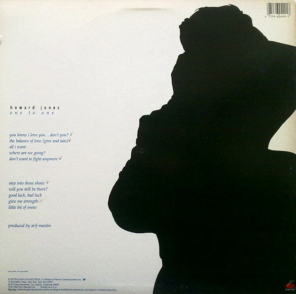Howard Jones : One To One (LP, Album)