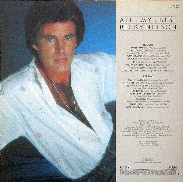 Ricky Nelson (2) : All My Best (LP, Album)