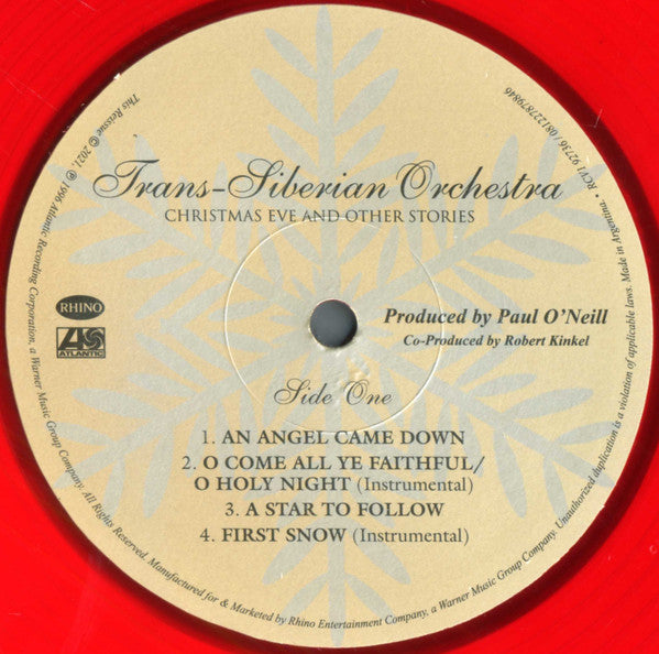Trans-Siberian Orchestra : Christmas Eve And Other Stories (2xLP, Album, Ltd, RE, Red)