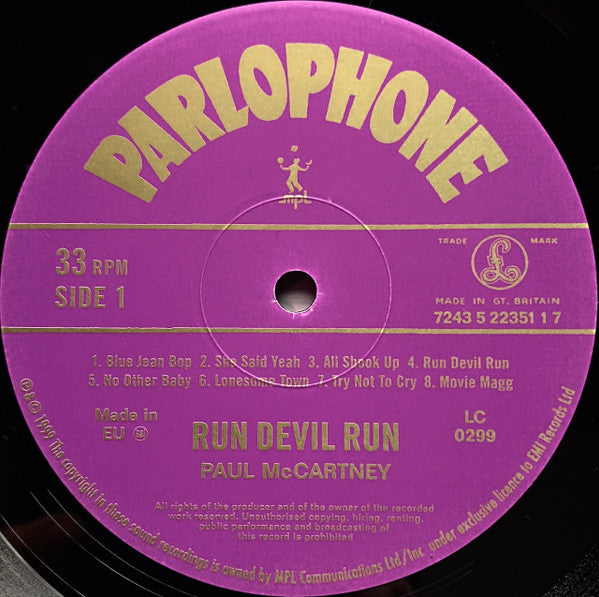 Paul McCartney : Run Devil Run (LP, Album)