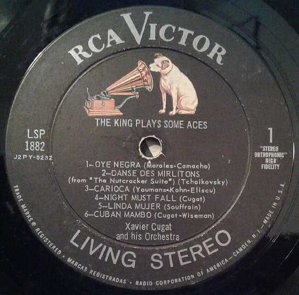 Xavier Cugat And His Orchestra : The King Plays Some Aces (LP, Album)