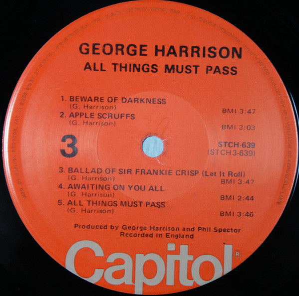 George Harrison : All Things Must Pass (3xLP, Album, RE, Jac + Box)