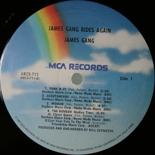 James Gang : James Gang Rides Again (LP, Album, RE)