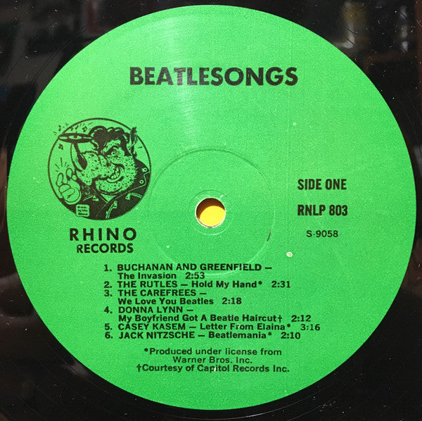 Various : Beatlesongs! (The Best Of The Beatles Novelty Records) (LP, Comp)
