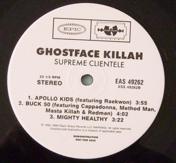 Ghostface Killah : Supreme Clientele (2xLP, Album, Promo, Cle)