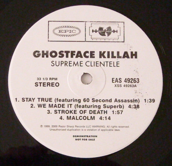 Ghostface Killah : Supreme Clientele (2xLP, Album, Promo, Cle)
