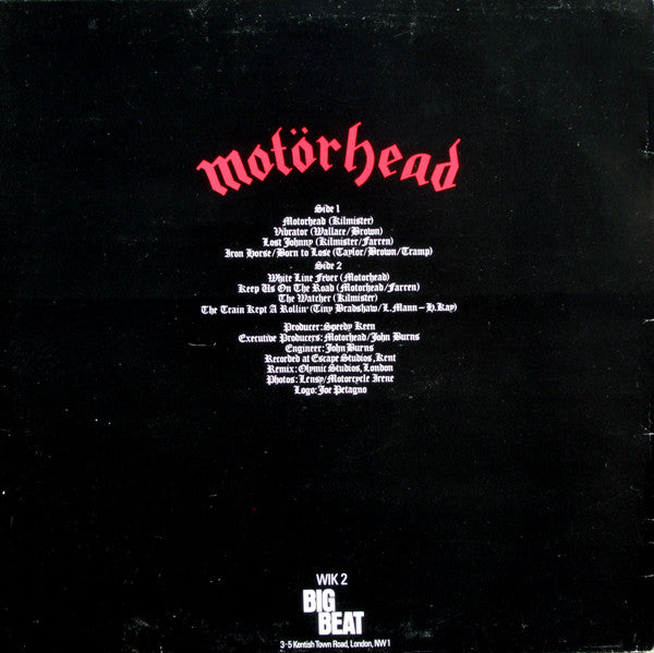 Motörhead : Motörhead (LP, Album, RE)