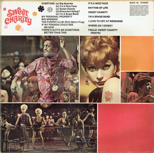 Shirley MacLaine, Sammy Davis Jr. : Sweet Charity (The Original Sound Track Album Of The Musical Motion Picture Of The 70's) (LP, Album, Gat)