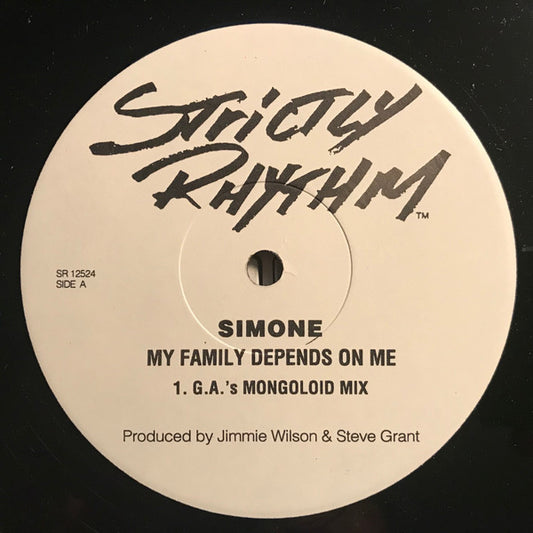 Simone : My Family Depends On Me (12", Promo)
