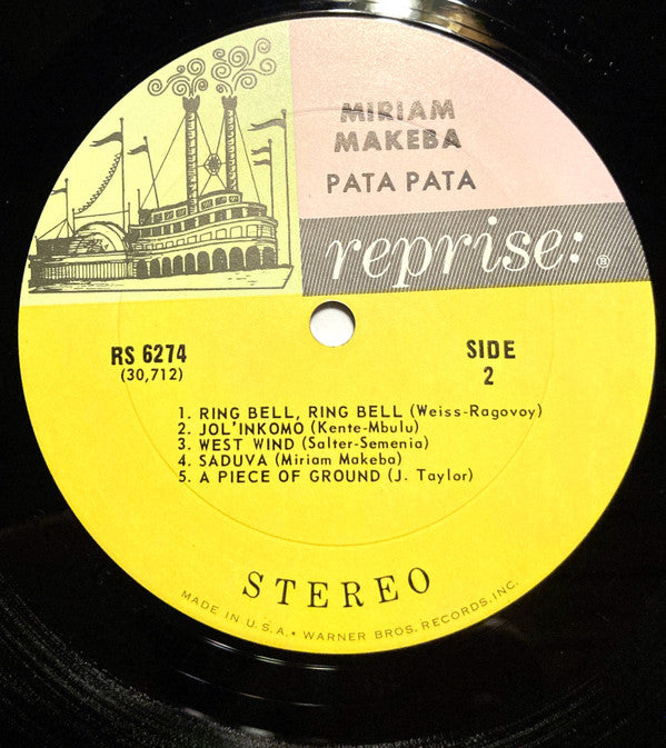 Miriam Makeba : Pata Pata (LP, Album, Ter)
