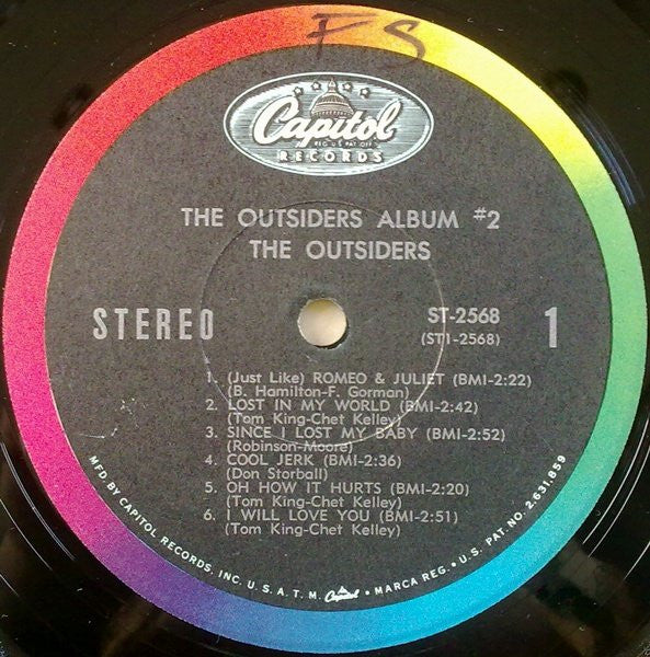 The Outsiders (4) : Album #2 (LP, Album, Los)
