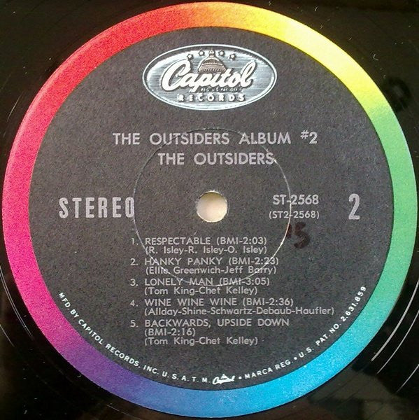 The Outsiders (4) : Album #2 (LP, Album, Los)