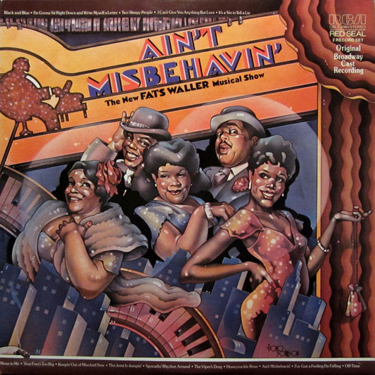 "Ain't Misbehavin'" Original Broadway Cast : Ain't Misbehavin': The New Fats Waller Musical Show (2xLP, Album, Gat)