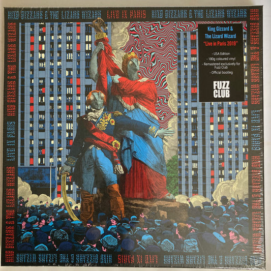 King Gizzard And The Lizard Wizard : Live In Paris 2019 (Box, RM + 3xLP, Whi)