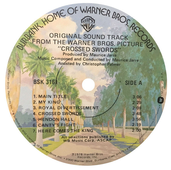 Maurice Jarre : Crossed Swords (Original Motion Picture Sound Track) (LP)