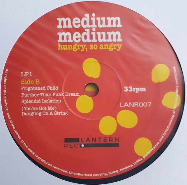 Medium Medium : Hungry, So Angry (2xLP, Comp, Ltd)