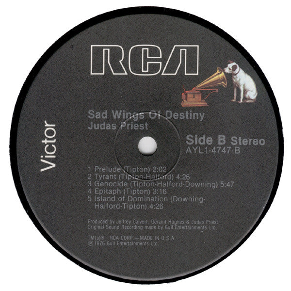 Judas Priest : Sad Wings Of Destiny (LP, Album, RE)