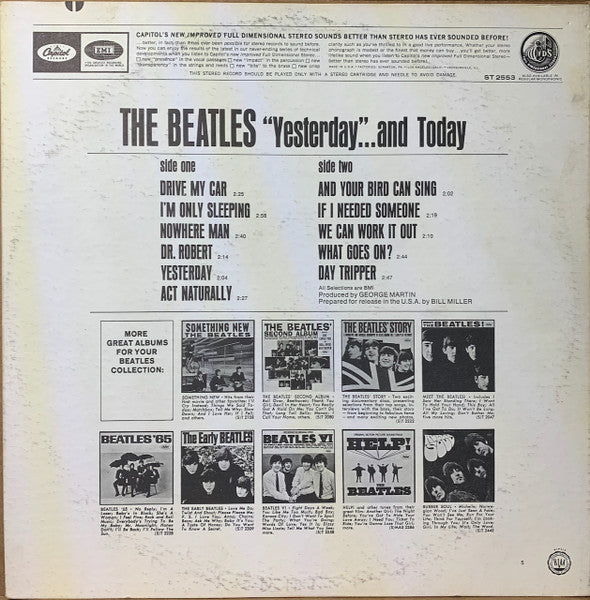 The Beatles : Yesterday And Today (LP, Album, Comp, 2nd)